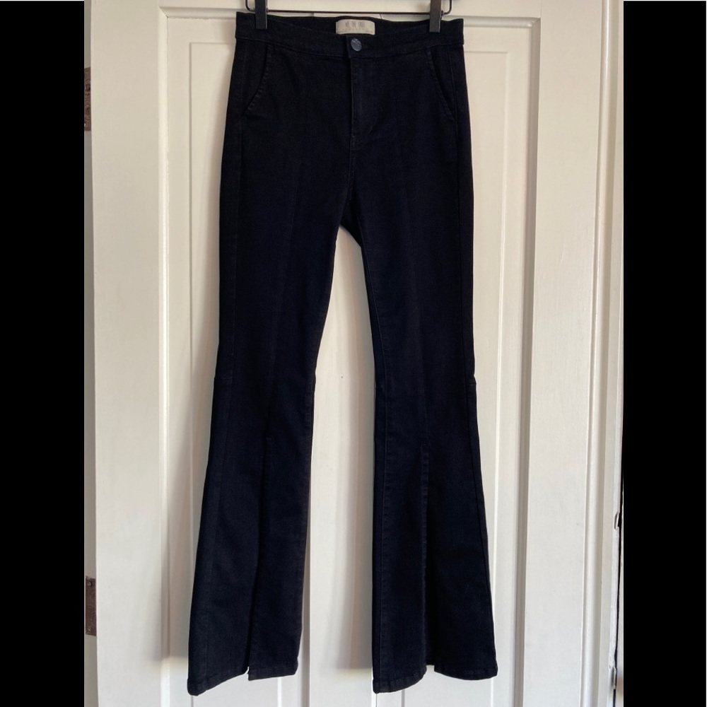 Free People Flare Slit Jeans - Picture 3 of 6